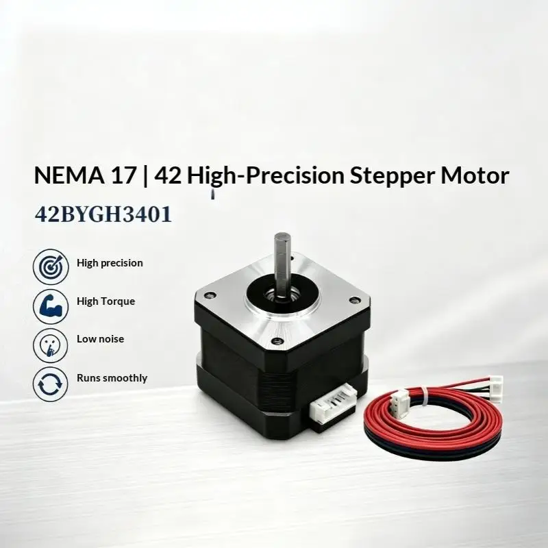Nema17 17HS3401S 42 Stepper Motor 1.8 Degree 1A 34MM Low Consumption for 3D Printer CNC Laser Engraving