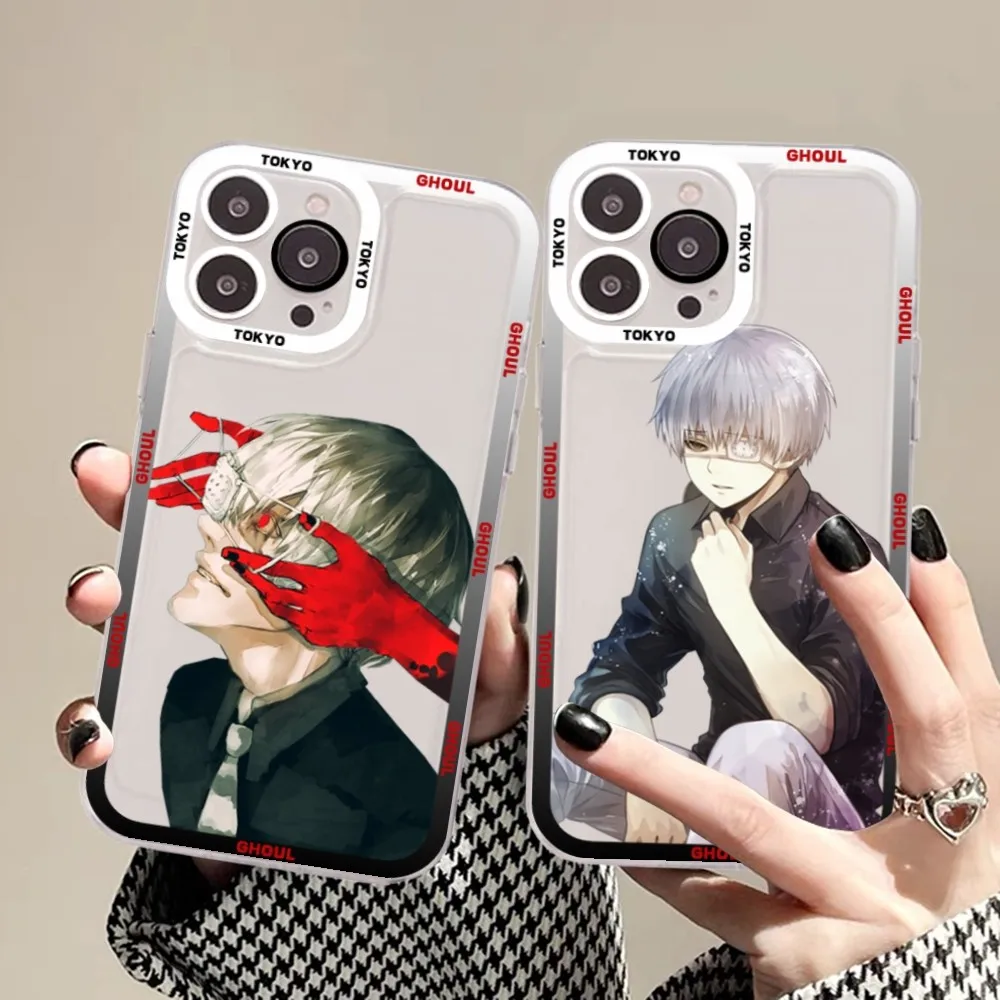 Japan Anime Tokyo Ghoul Kaneki Ken Phone Case For Samsung S 20 21 22 23 lite plus ultra Clear Mobile Cover Funda