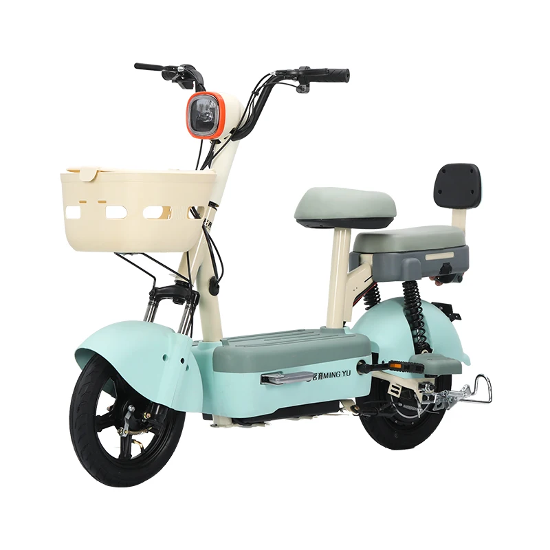 Factory Drop Shipping 350W Dual Motor Cargo Bike 14-Inch Electric Cycle Hybrid Ebike Pedal Electric Scooter Vietnam Digital