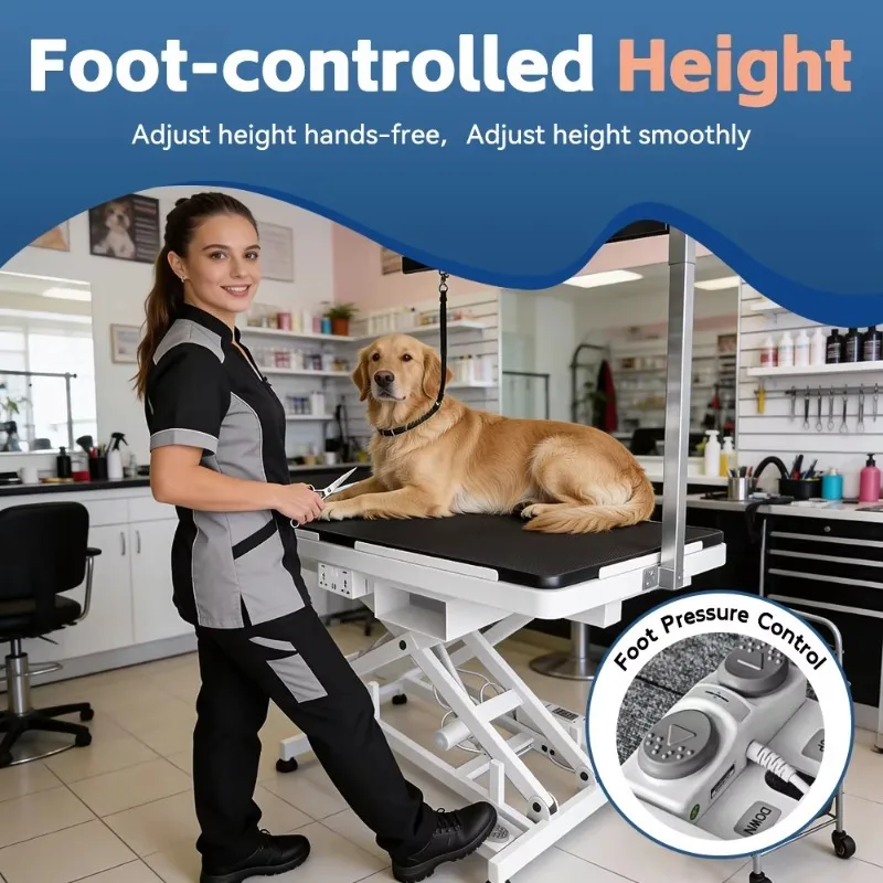 Novel design big dog owner favorite shearing table electric lift perfect product wholesale wow