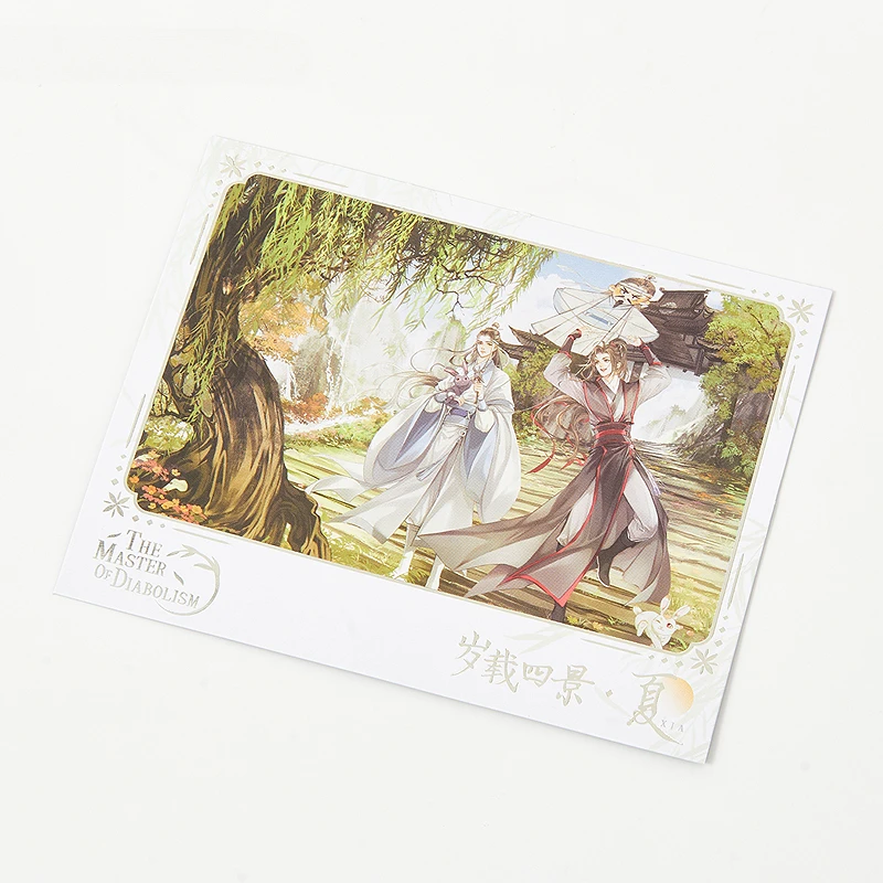 Anime Grandmaster of Demonic Cultivation WeiWuXian Cosplay Real-time Imaging Card Cartoon Collection Fiche Postcard Xmas Gift