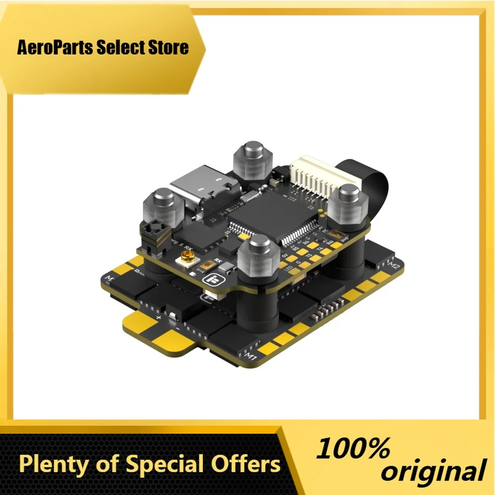 AeroPartsIflight Borg 5S Flight Controller 60R 60RS 4-IN-1 ESC 3-8S Stack Built-In ELRS 2.4GHz PCB Material for Racing Drone