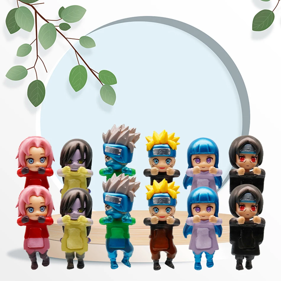 Neue Party Blind Box S Engel Naruto Serie Kakashi Auto Dekoration Desktop-Computer Bildschirm Amor Hand Mode Spielen Puppe Geschenk – Detail 3