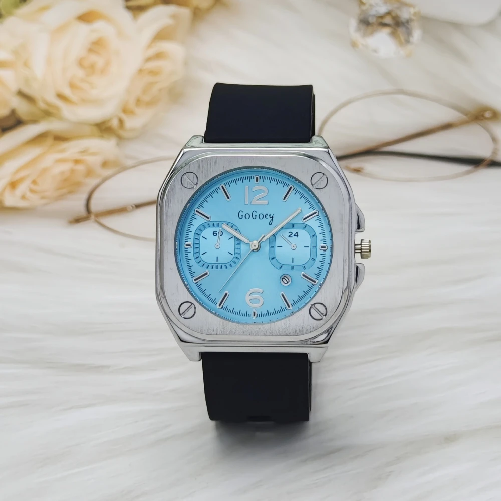 Женские роскошные часы, квадратные женские часы, модные кварцевые наручные часы, кожаный ремешок, завинчивающаяся корона, Reloj Mujer