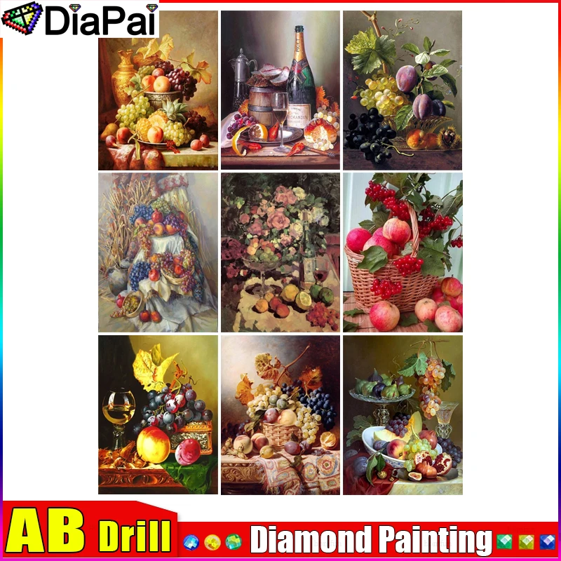 DIAPAI AB 5D Diamond Embroidery Needlework Kit 