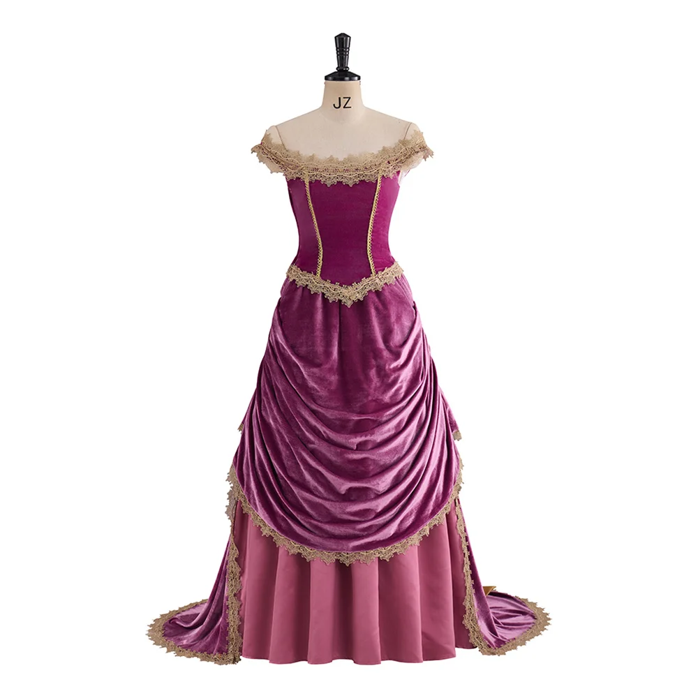 فستان سهرة على الطراز الفيكتوري بدون أكتاف من القرن العشرين، فستان سهرة تاريخي عتيق من المحكمة الملكية، الحرب الأهلية، فستان بيل الجنوبي