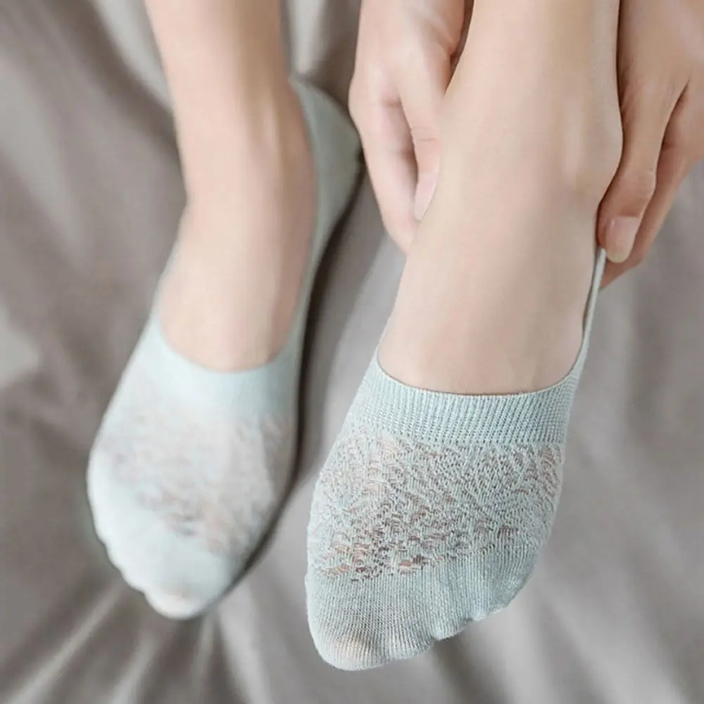 Sweet Ankle Socks Summer Hollow Mesh For Women Short Socks For Girls Boat Socks Female Hosiery Lace Socks Sock Slippers