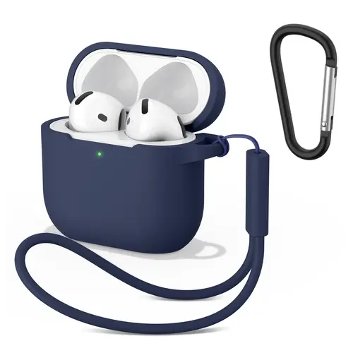 Silicone Cases For Apple Airpods 4 Earphones Accessories Wireless Bluetooth Headset Cover For Apple Air Pods 4 Protective Case - Image 7