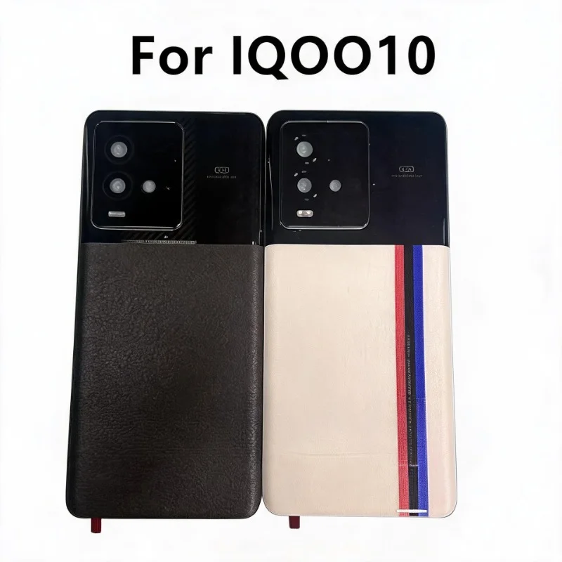 Back Cover : Best Replacement For IQOO10 - Quality , Perfect Fit New Housing Back screen Cover Case V2217A With lenses