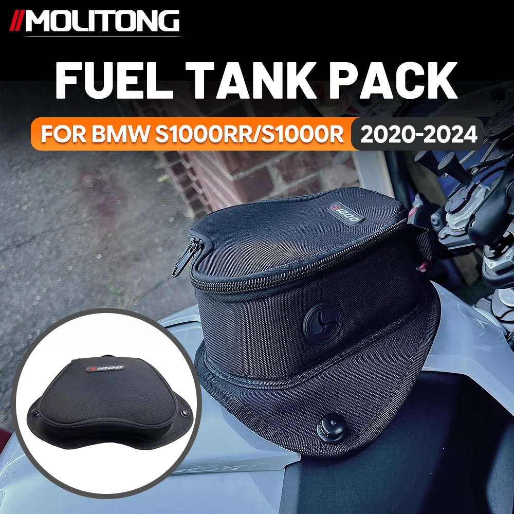 For BMW S1000RR S1000R 2020 2021 2022 2023 2024 Fuel Tank Bag Luggage Storage Bag Black Kit New Motorcycle Accessories