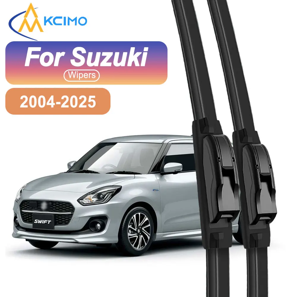 

2PCS Front Windshield Wiper Blades for Suzuki Swift 2004-2009 Slient Rain Windscreen Window Accessories