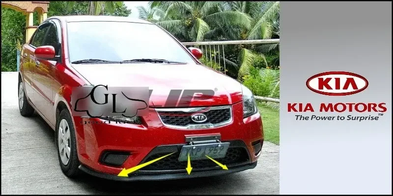 Bumper Lip Deflector Lips For KIA Cee'd Ceed Front Spoiler Skirt For TOPGEAR Friends Car Tuning Veiw / Body Kit / Strip