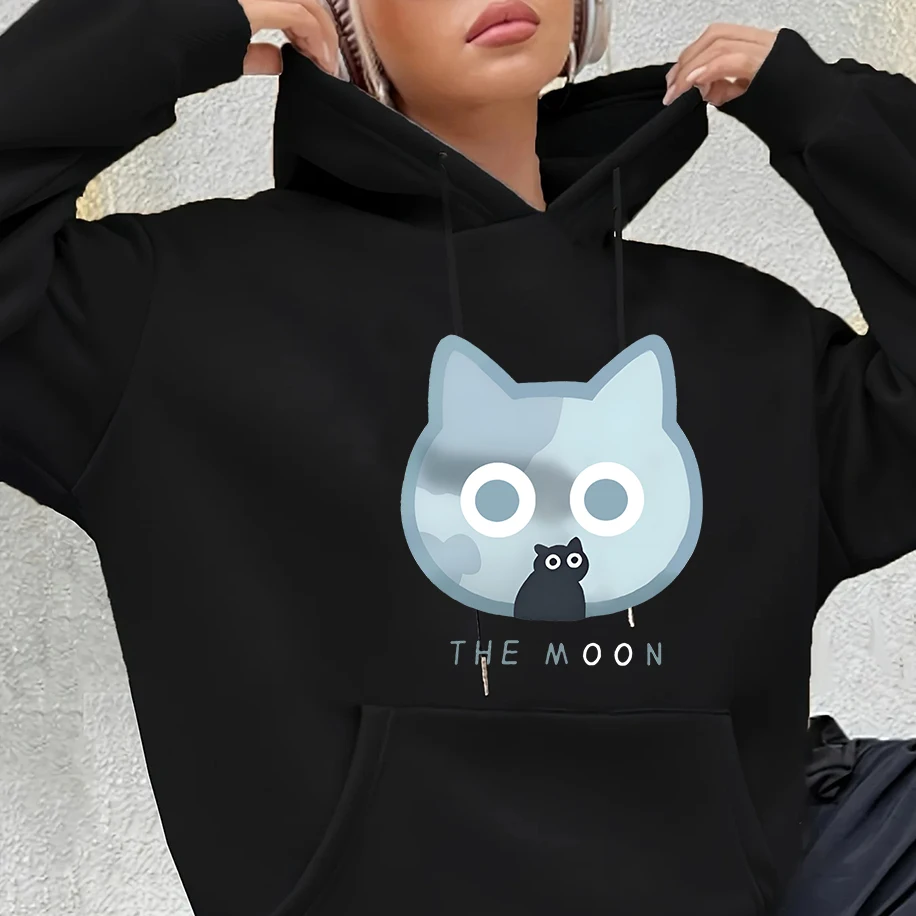 

Funny Letter Hoodies Casual Printedi Hoodies Oversized Loose Cartoon Graffiti Men Women Clothing Street Fashion Couple Clothing