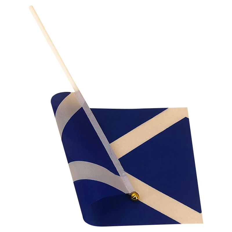 xvggdg  100pcs  14 * 21cm    Scotland   hand  flag    Scotland   Hand Waving National Flag