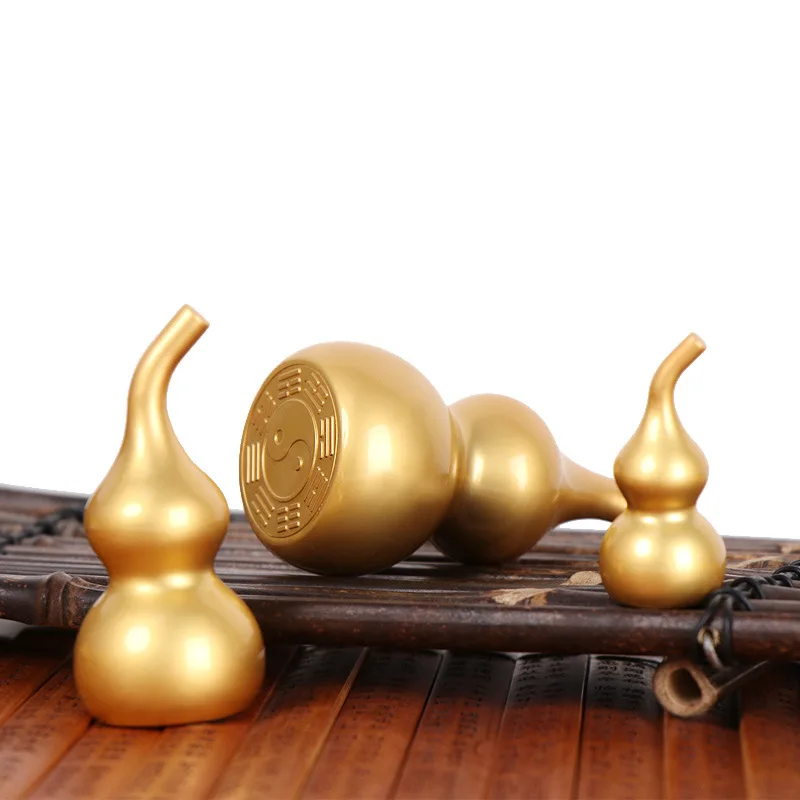 Alloy ornaments, small, medium, and large gourd crafts, home decorations