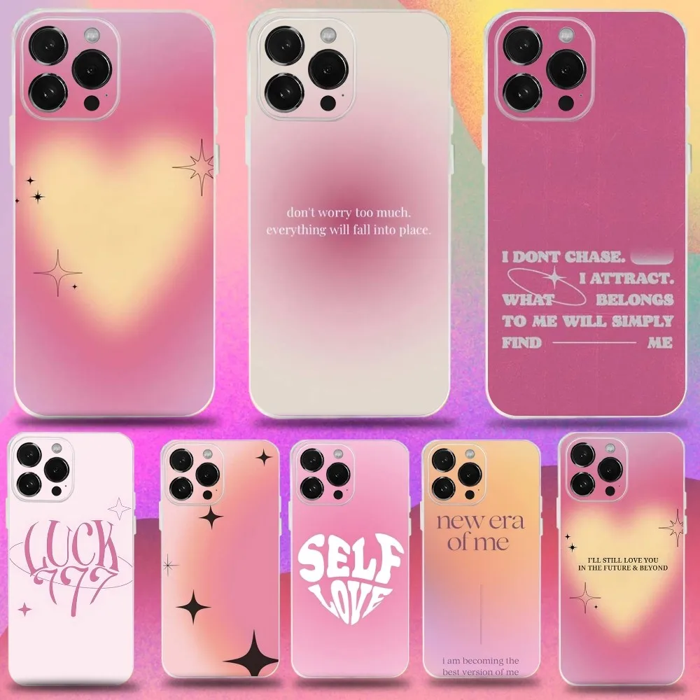 

Pink Butterfly Love Phone Case For iPhone 16,15,14,13,12,11 Pro,Max,Plus,X,XS,XR,SE,Mini Transparent Silicone Soft