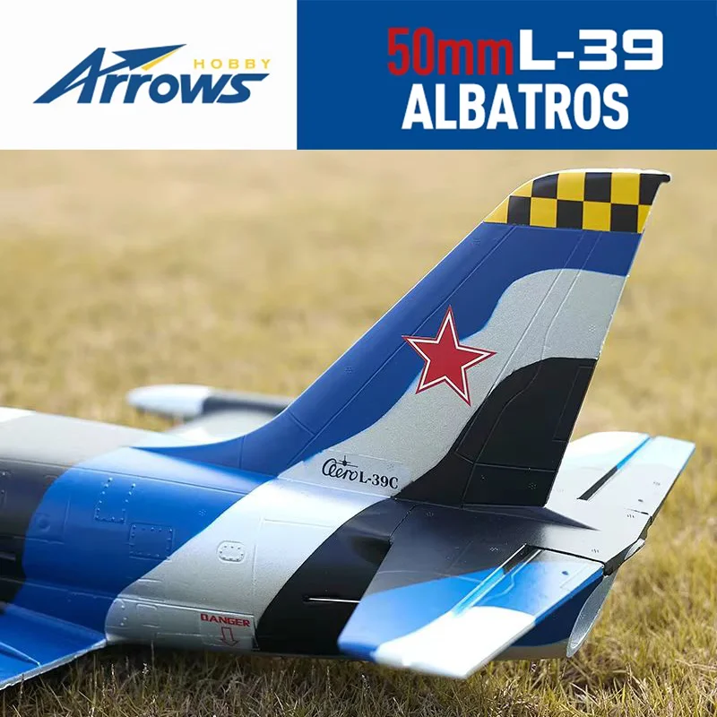Blue Arrow 50mm L39 Entry To Advanced Hand-Throwing RC Model Realistic Brushless Fixed-Wing Electric Remote Control Aircraft view 5