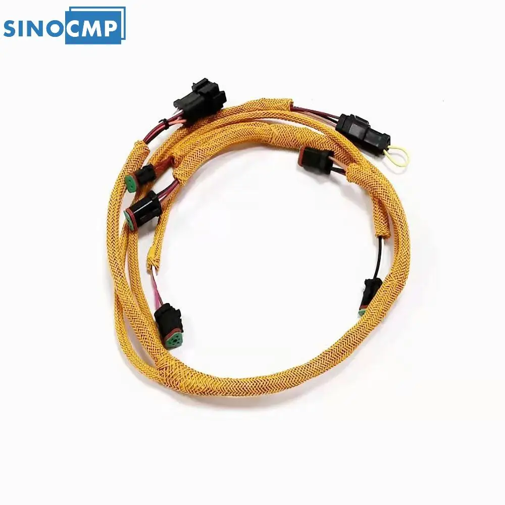 170-9469 1709469 Oil Temperature Sensor Wiring Harness For 3196 Engine CAT E365B 365BL Excavator Wiring Harness 3 Month Warranty