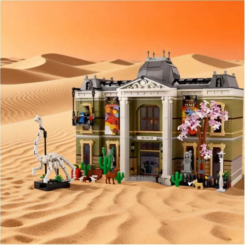 2025 New icon Natural History Museum's Largest Modular Building Set Architectural Street View Building block Toy Gift