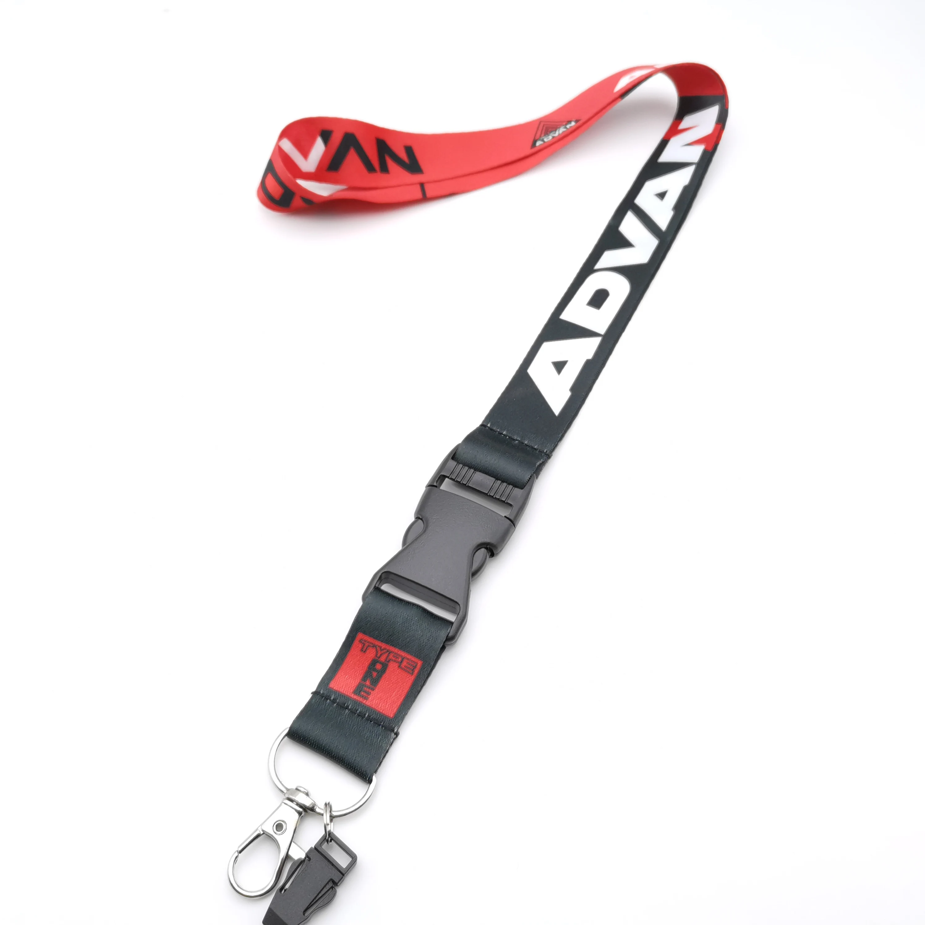 

JDM Style ADVAN Logo Lanyard Keychain Cell Phone Key Hanging Neck Lanyard Keyring Motorcycl Auto Accessories