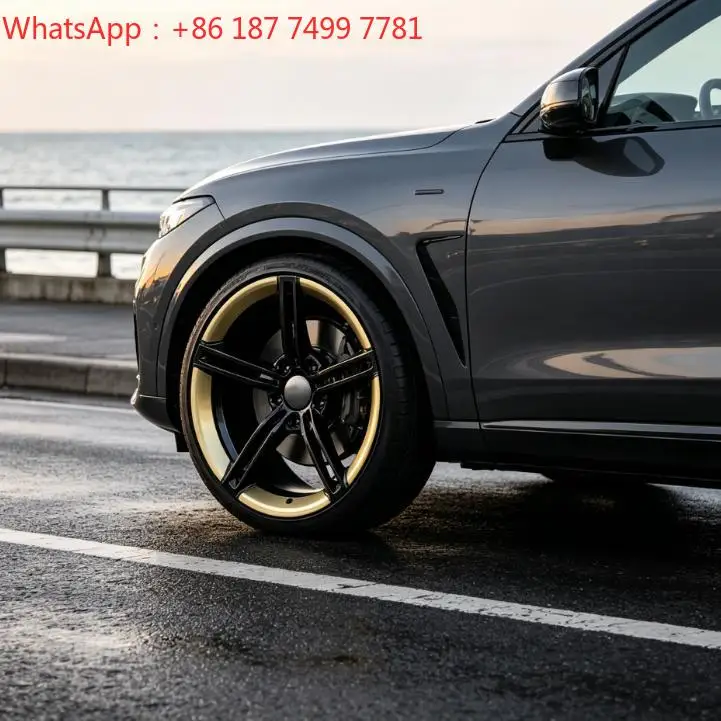 20 21 22 Inch 5x112 5x130 Two Tone 5 Large Spoke Concave New Design Monoblock Forged Alloy Wheel Rims