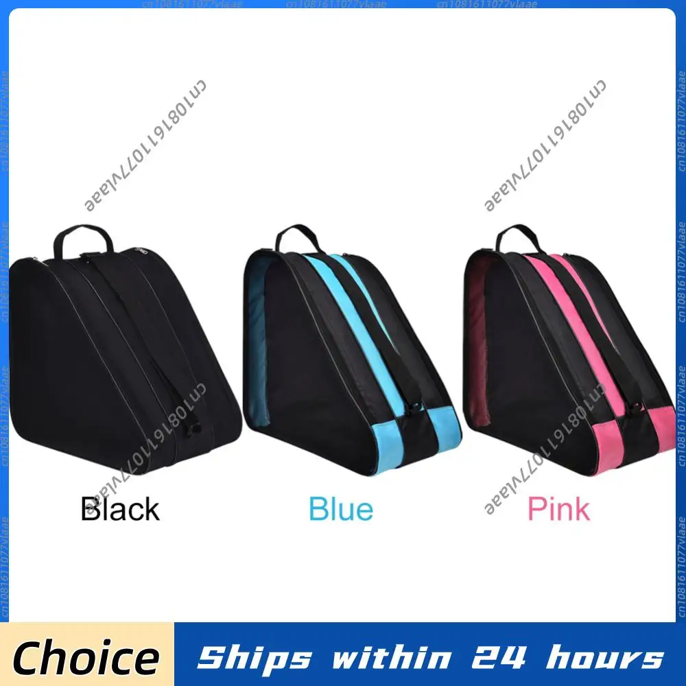 

Kids Roller Skating Bag Breathable Thicken Inline Skates Bag with Sides Mesh Pockets Skates Storage Bag Single Shoulder/Handheld