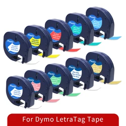 91331 91330 Multi Colors Compatible for Dymo LetraTag Label Tape Plastic 91201 91200 Ribbon for LT100H 100T 200B Label Printer