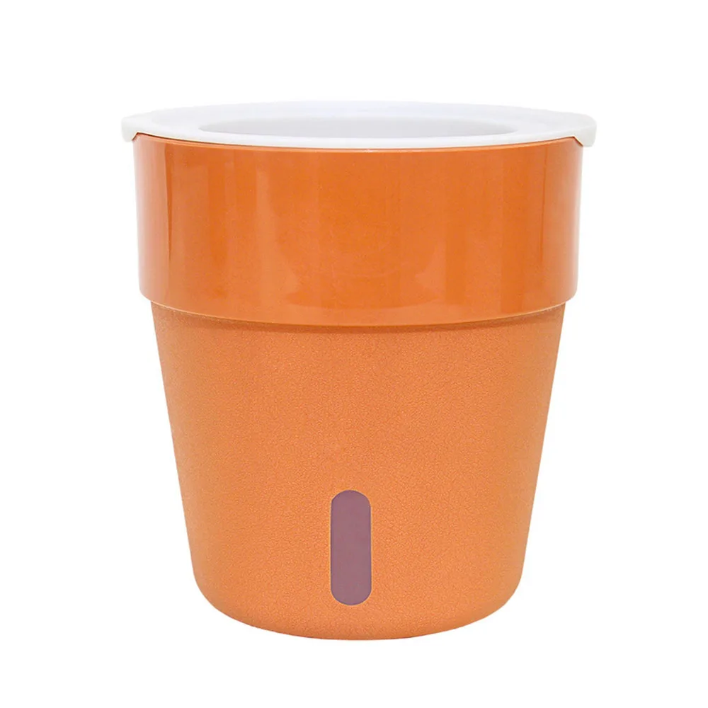 Self Watering Planter Pots Plastic Water Storage Lazy Small Planter Self-priming Planter Visual Water Indoor Outdoor Flower Pot