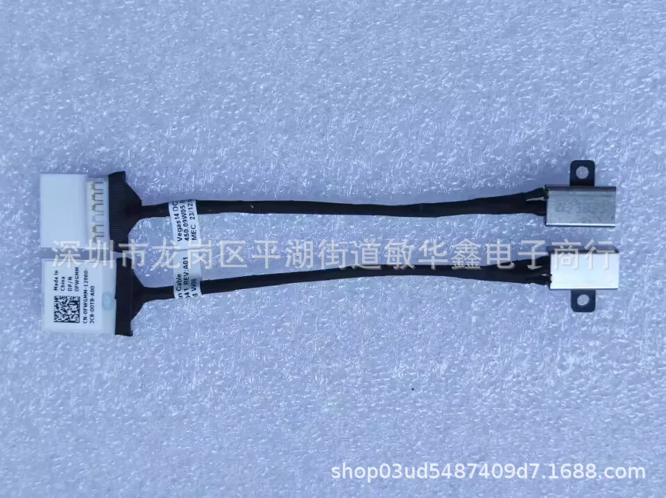 For  DELL vostro 15-3568 3567 3562 Power Interface Charging Head 0FWGMM