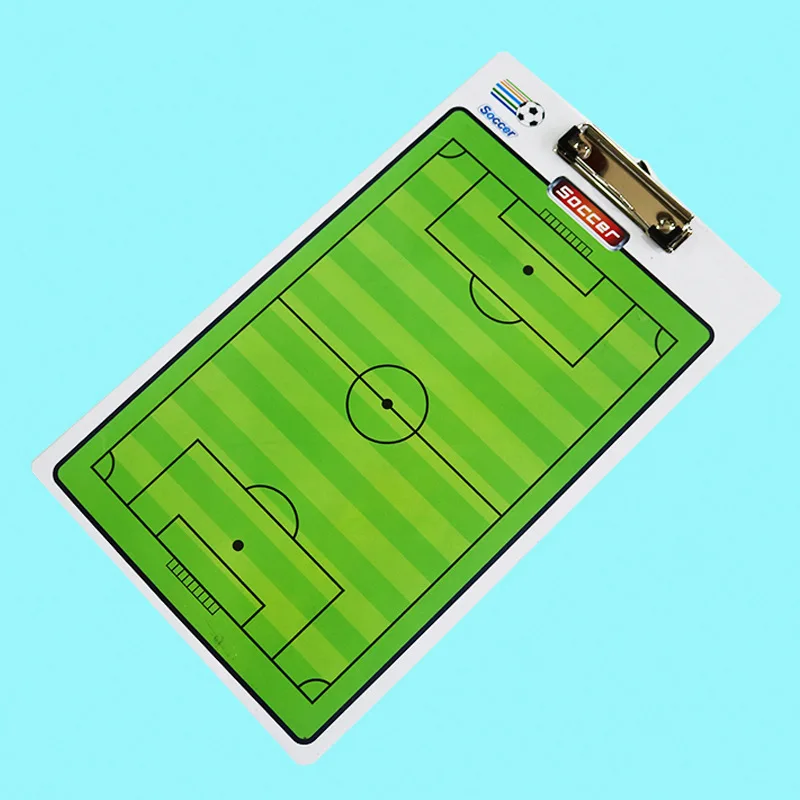 

Soccer Strategy Board PVC Wear-resistant Portable Football Tactic Clipboard Coach Writable Erasable Teaching Board Referee Gear