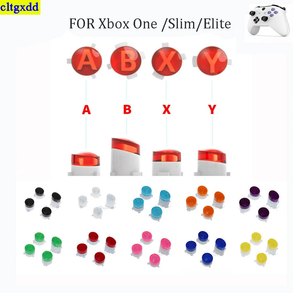 

1 set of settings replacement buttons FOR Xbox One Elite/Xbox One Slim/Xbox One Controller ABXY kit repair parts buttons