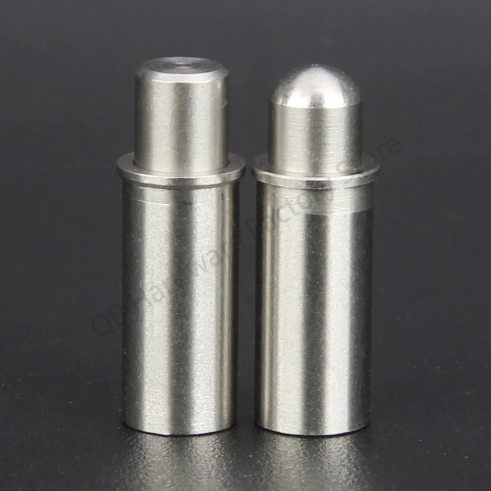 QB510 10pcs/Lot Spring Pins Dia 2mm 3mm 4mm 5mm Spring Plungers 304 Stainless Steel Pins Short Type Body