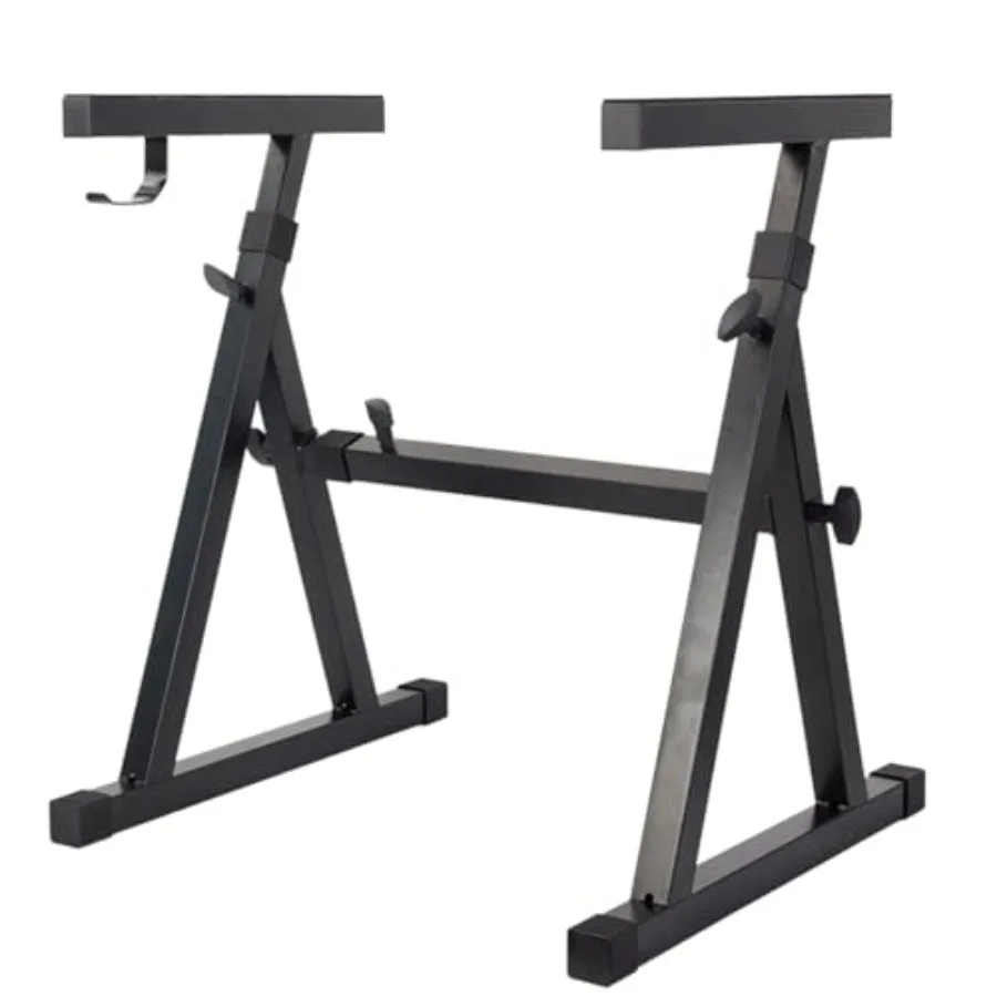 

Duramex Heavy Duty Z-Style Keyboard Stand with 23.6-35.4/60-90cm Adjustable Height and 23.2-40.6/59-103cm Adjustable Width in B