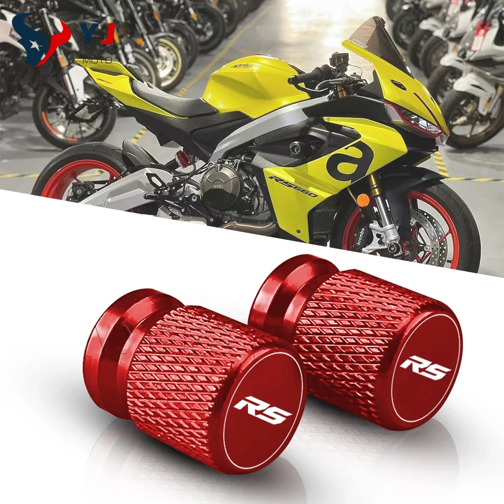 2026 Hot Deal For Aprilia RS660 RS457 RS 660 RS 457 Motorcycle Accessories CNC Tire Valve Air Stem Caps Cover Plug