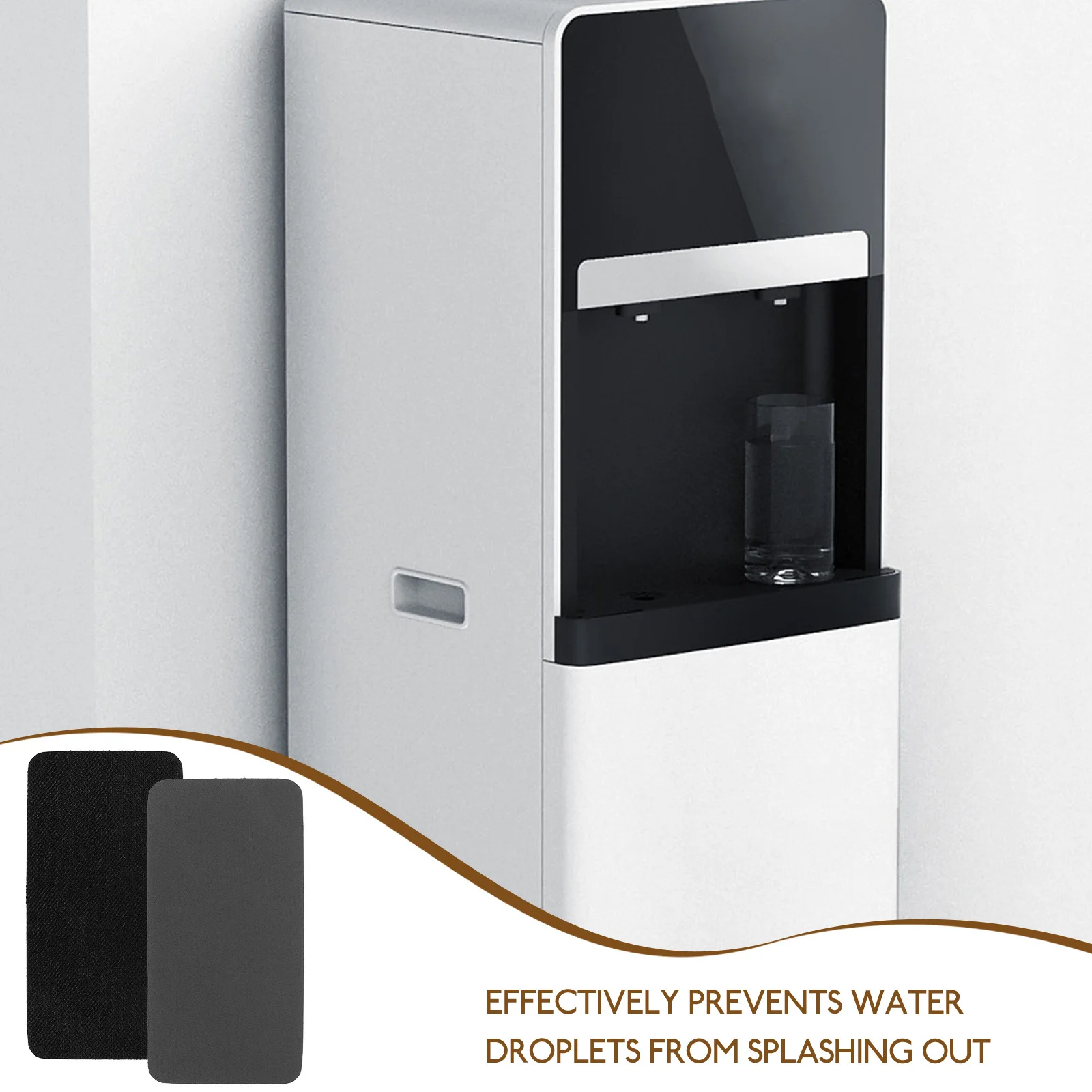 

2Pcs Draining Mat for Kitchen Worktop Water Dispenser Drip Tray Refrigerator Drip Catcher Multi-Functional Beautiful Design High