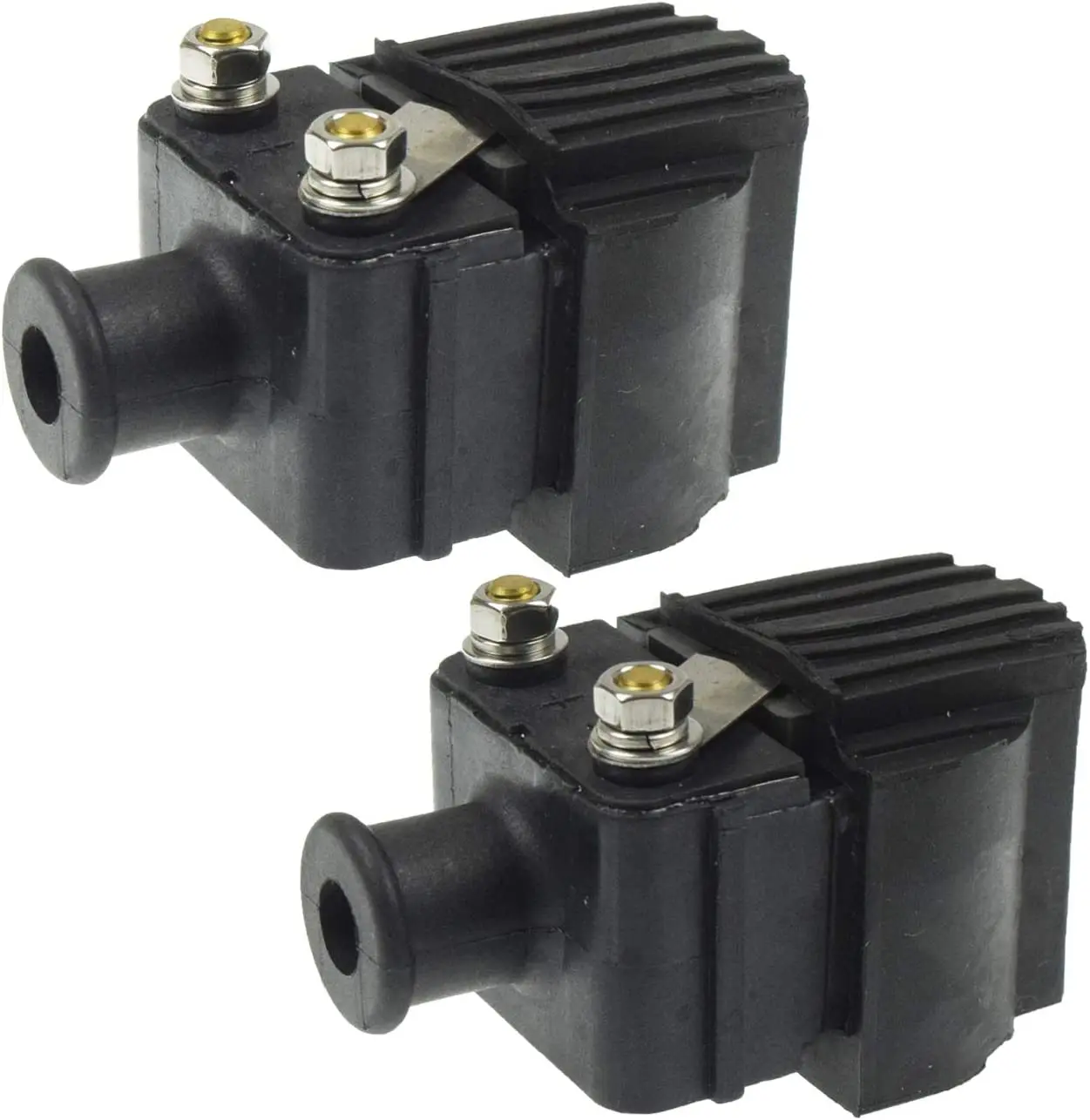 GWNOWZZET 2 قطعة ملف الإشعال متوافق مع ميركوري مارينر قارب خارجي 6-125HP 140HP V135 V150 210CC ، لكرايسلر فورس 40h