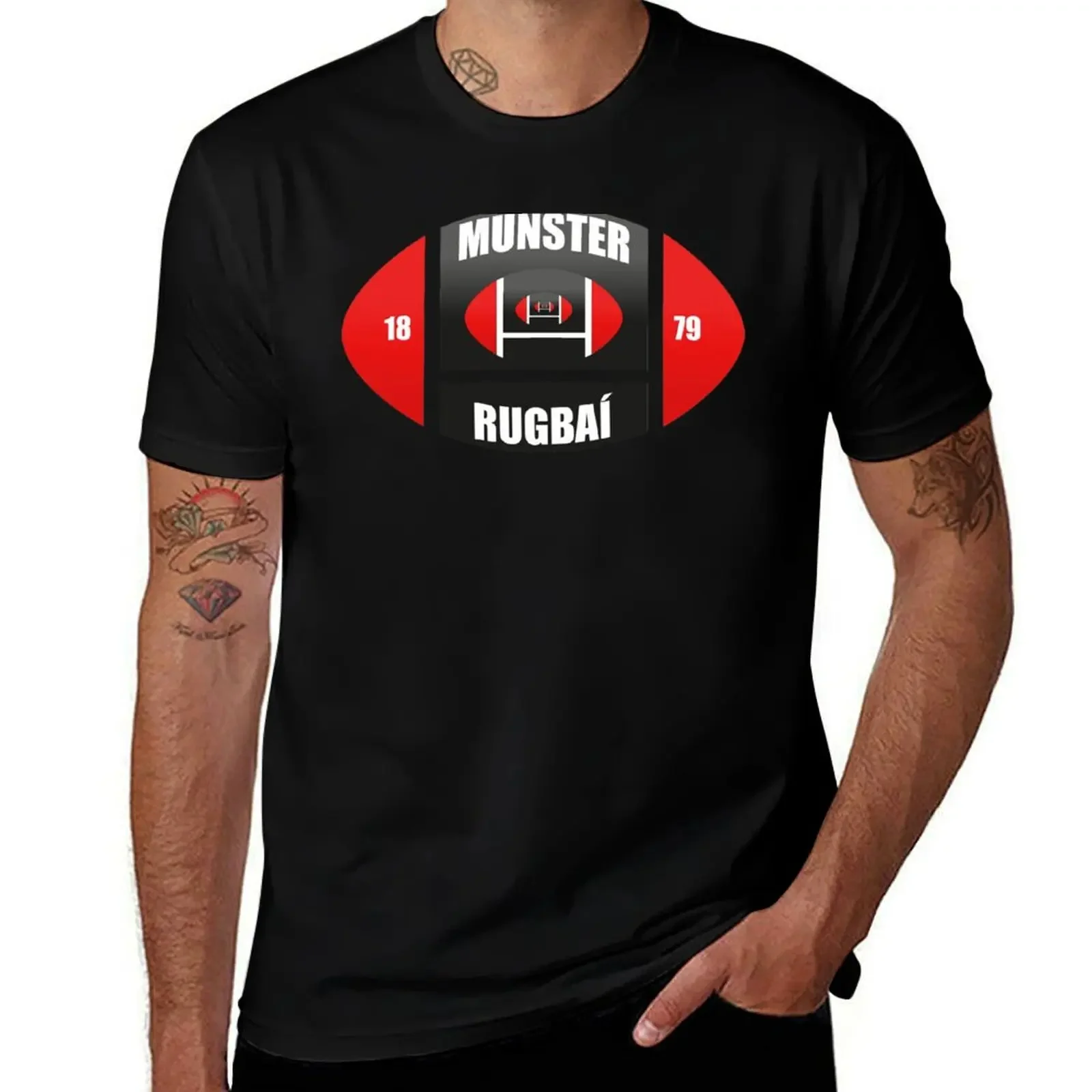 Munster Rugby Ireland T-Shirt shirts graphic cheap stuff boys animal print Aesthetic clothing men clothings