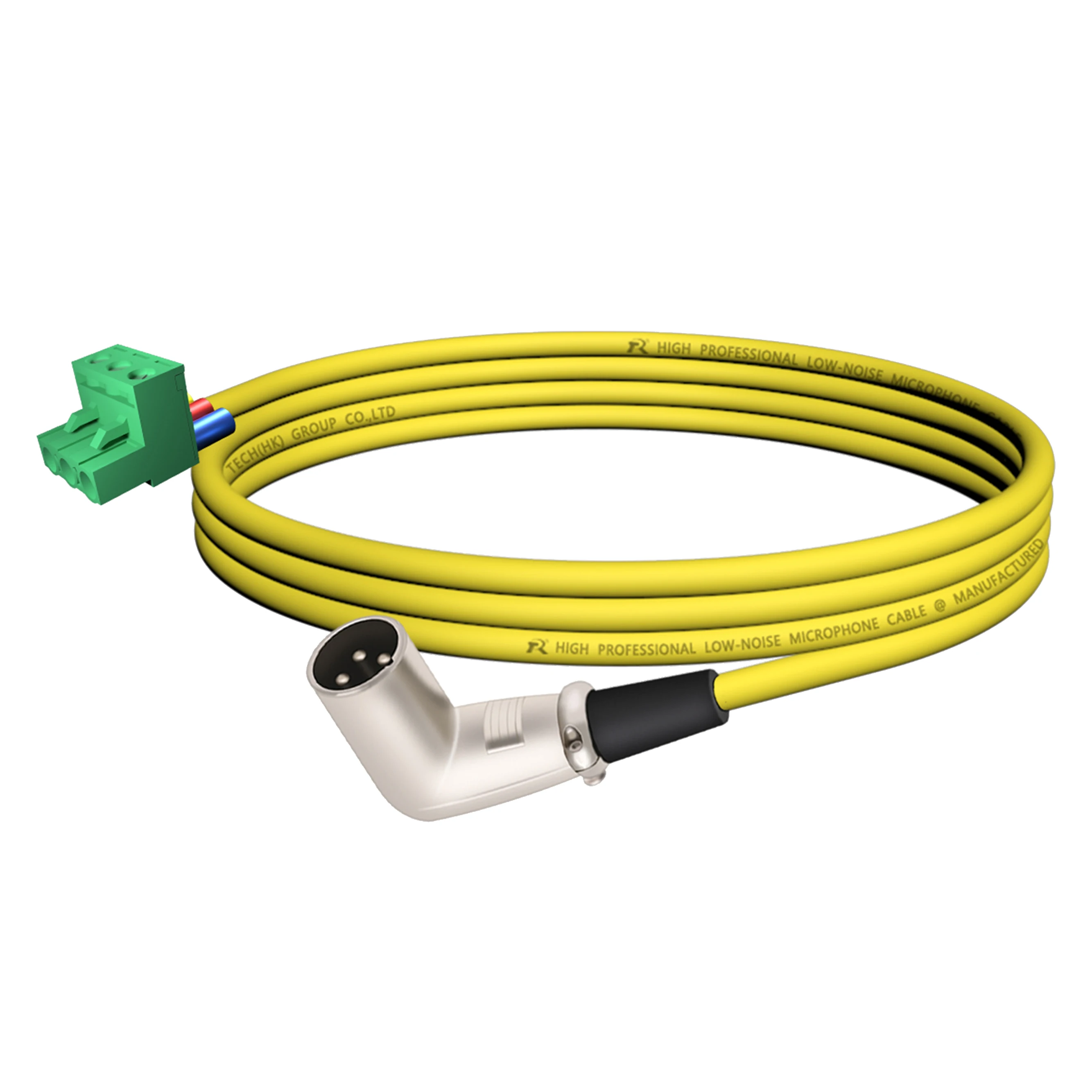 PHX zu XLR Kabel, PHX3M/2EDG-5.08 3-poliger Steckbarer Schraubklemmenblock zu XLR M/F Winkeladapterkabel, L-förmiger XLR-Steckverbinder – Detail 21
