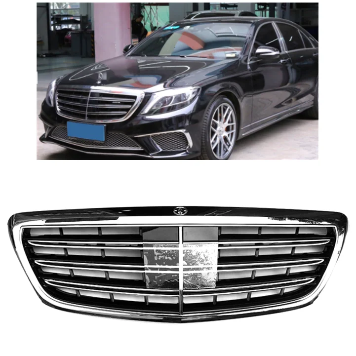 Nice Fitment S65 Style for Mercedes maybach Grille W222 S CLASS S680S560 Body Kit Front Grille Without Night Vision 2014-2019 2