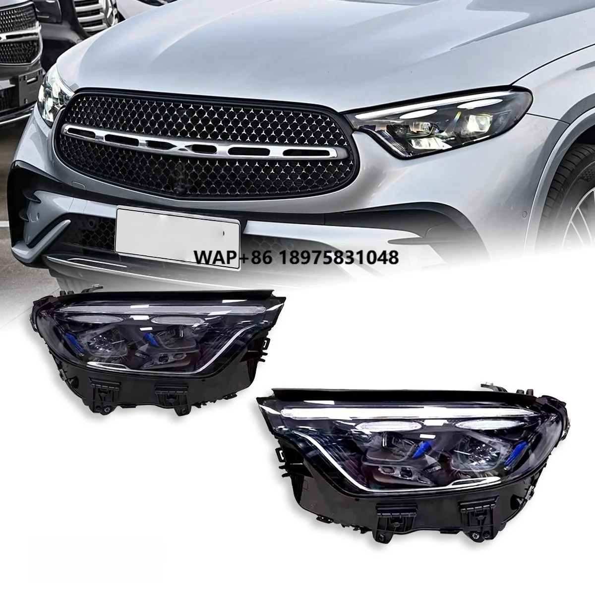 

LED Headlights for GLC Headlights Assembly W254 with High End LED Lens DRL Turn Signals 2023 to 2025