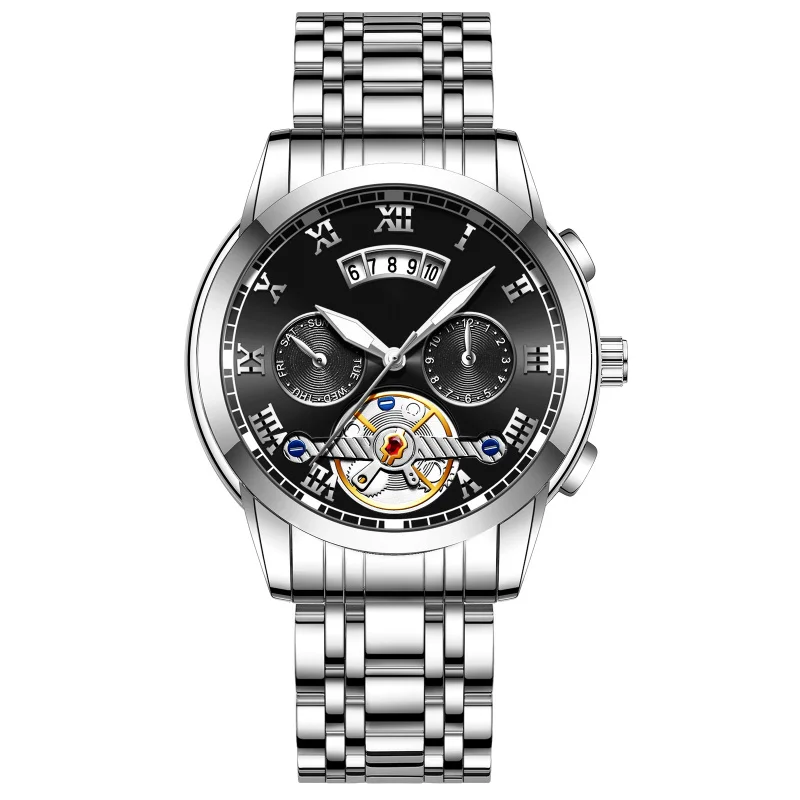 Luxury Men Watches Business Top Brand Man Wristwatch Waterproof Luminous Date Week Quartz Men's Watch