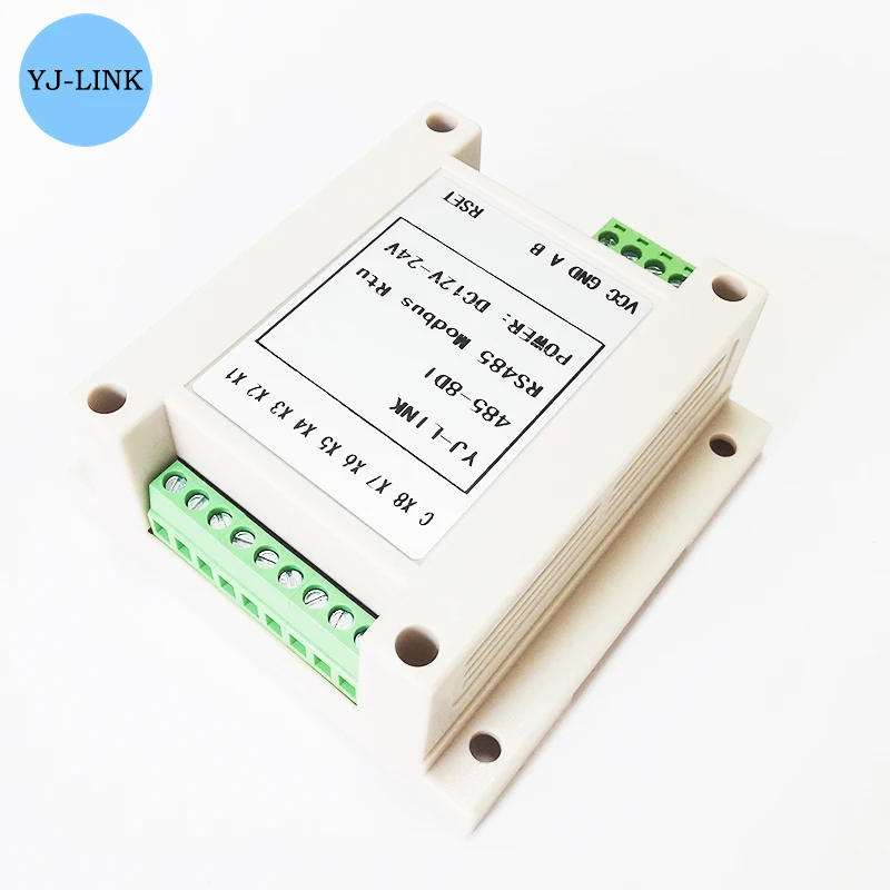485-8DI 8-channel Switching value Isolated Input RS485 Modbus RTU Module PNP NPN Switch Digital Collector