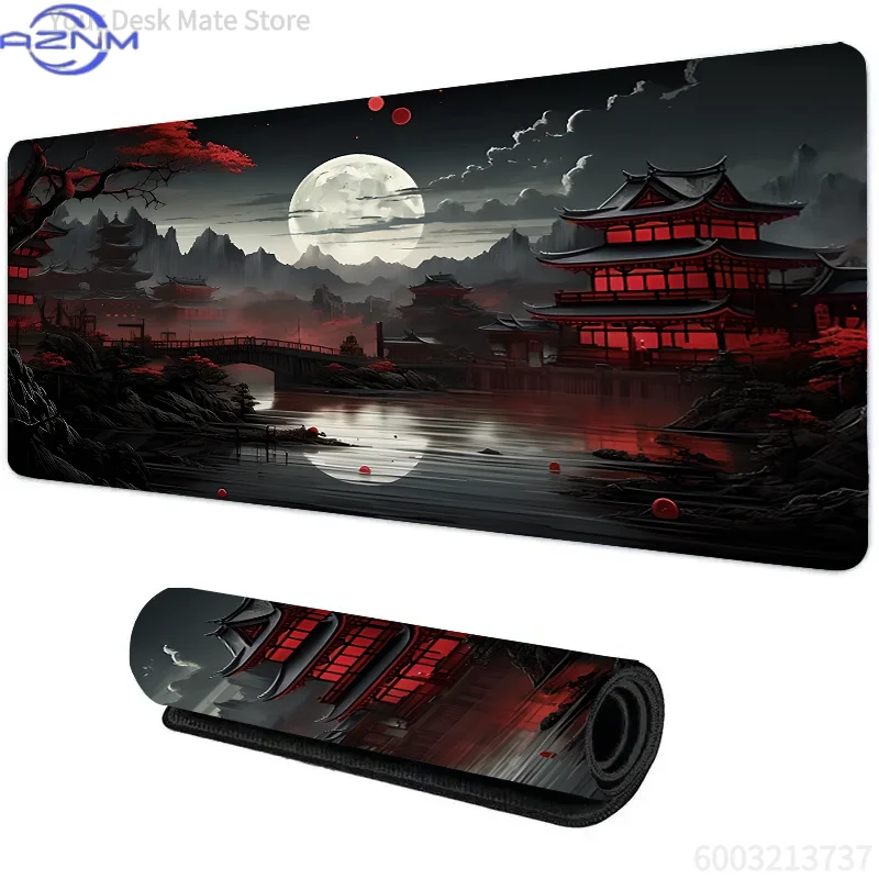 , game mouse pad / waterproof anti-fouling night landscape office Desktop accessories table mat mouse game player