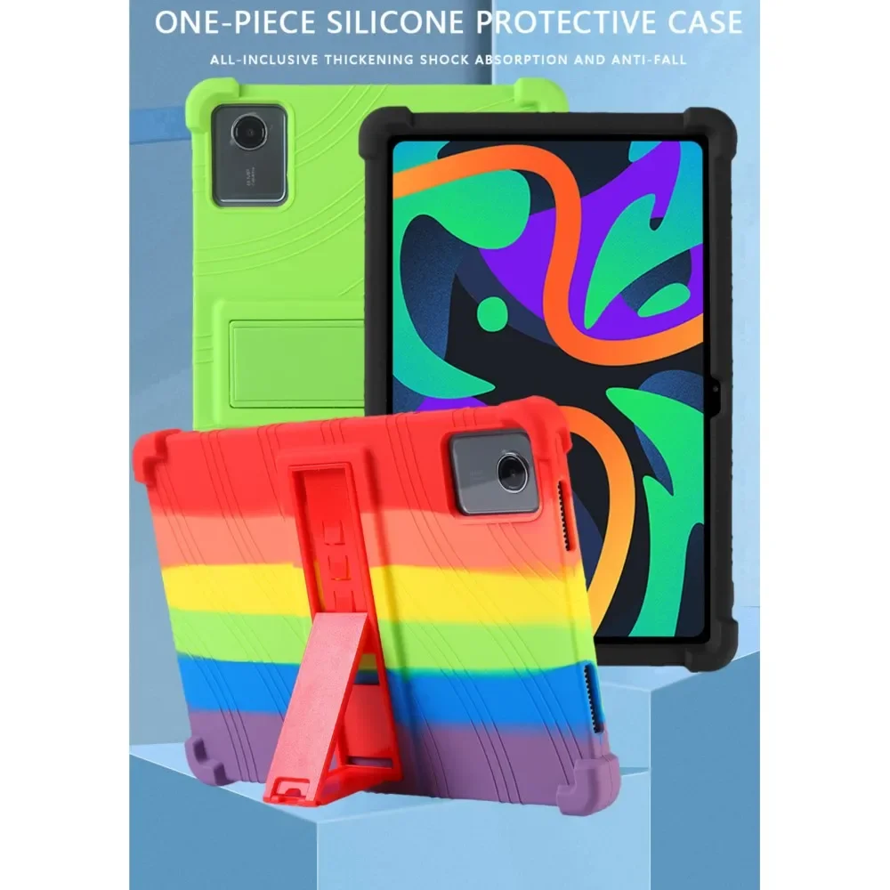 For Lenovo Tab K11 Plus 11.45 inch 2024 Case Stand Silicon Skin For Lenovo Tab M11 Plus TB-352FU TB-352XU Tablet Coque Soft Case