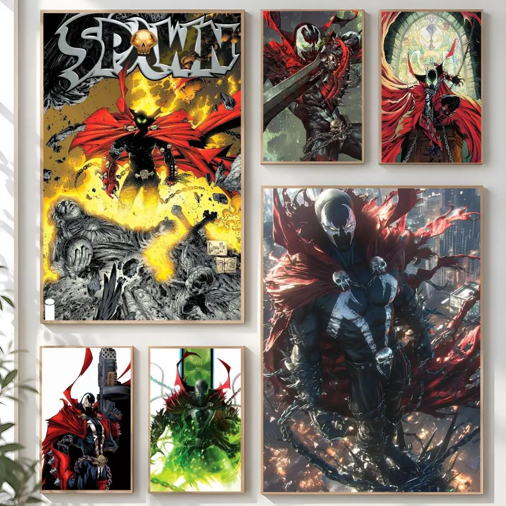 S-Spawn Anime Movie Poster Creative Room Art For Dorm Bedroom Study Apartment Home Gift