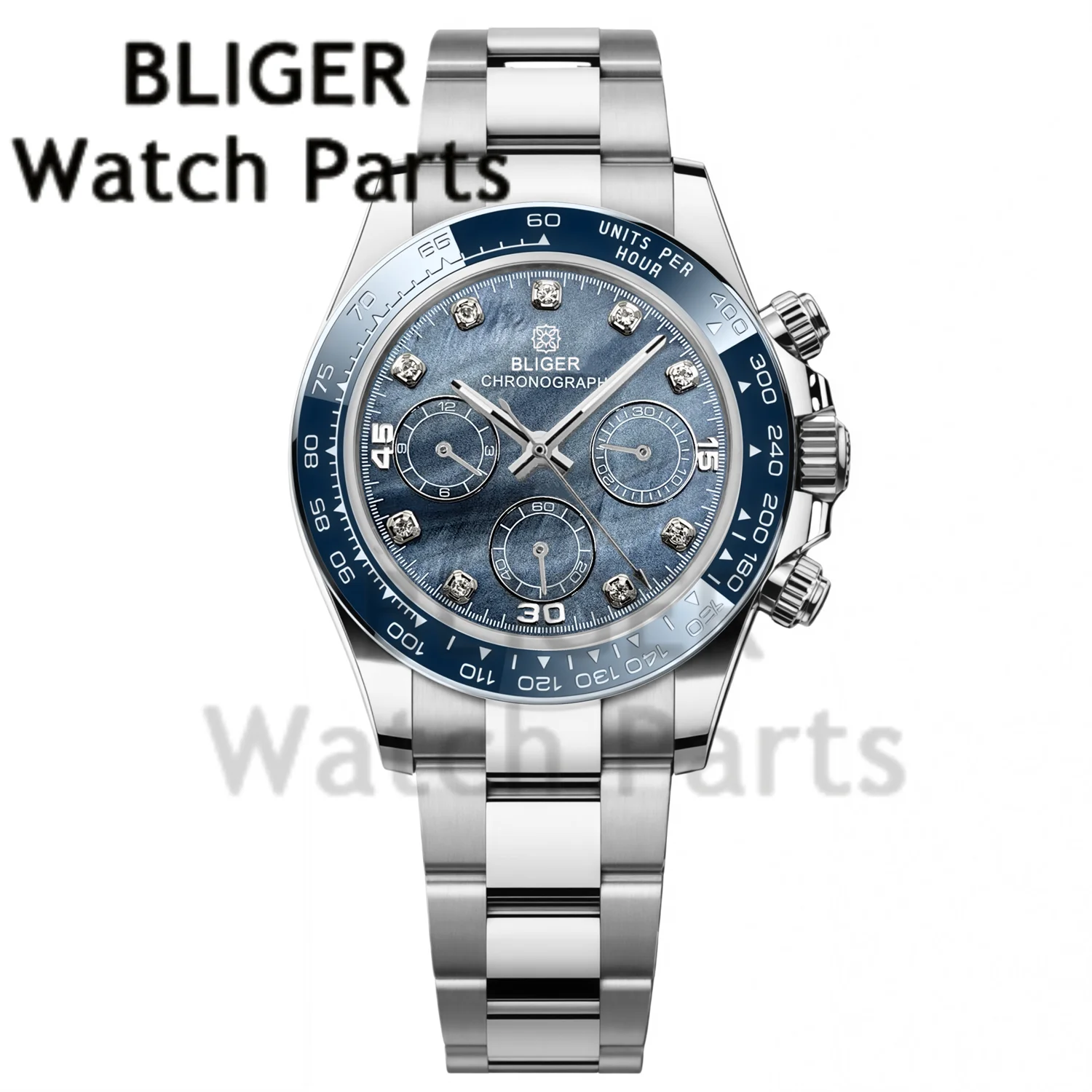 BLIGER 39MM Męski Zegarek Kwar – Rubber Strap Diver recenzja i cena