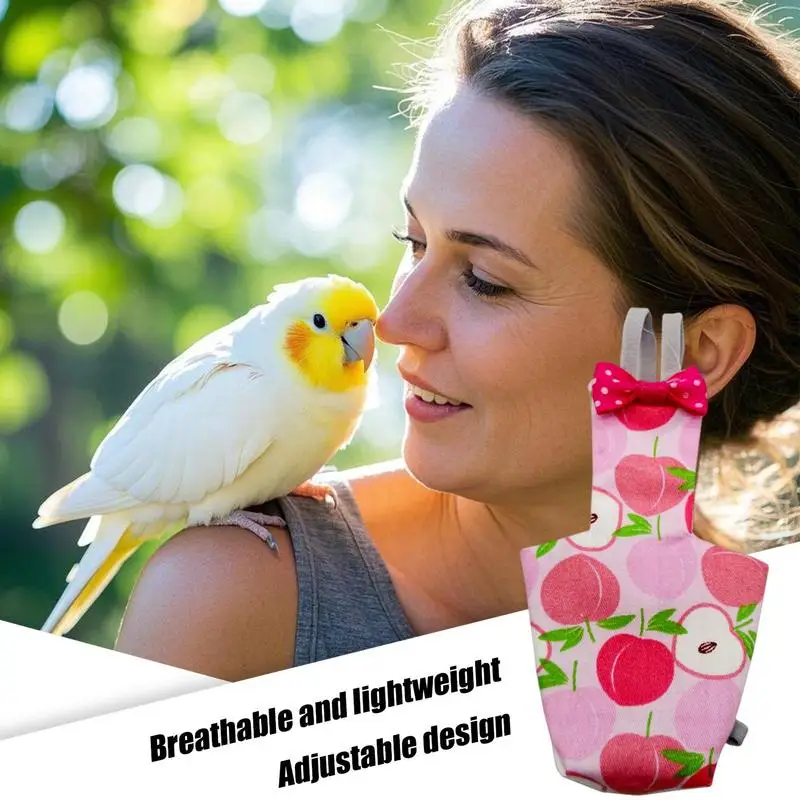 حفاضات الببغاء اللطيفة مع ربطة عنق فواكه ملونة زهور كوكاتيل حمامات صغيرة متوسطة كبيرة الحيوانات الأليفة الطيور بدلة طيران ملابس قابلة للغسل