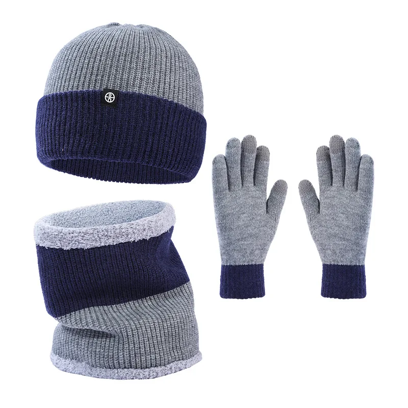 Ensemble écharpe et gants en laine d'alpaga pour hommes et femmes, chapeaux chauds, protection des oreilles en velours, écharpe d'équitation pour le cou, gants, sourire, 216.239.