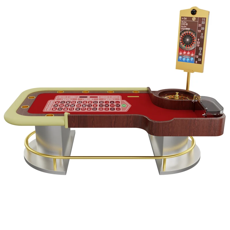 Customizable Russian Europe 0 Automated AI Camera Automatic Casino Roulette Wheels Gaming Betting Table Set Luxury Automatic