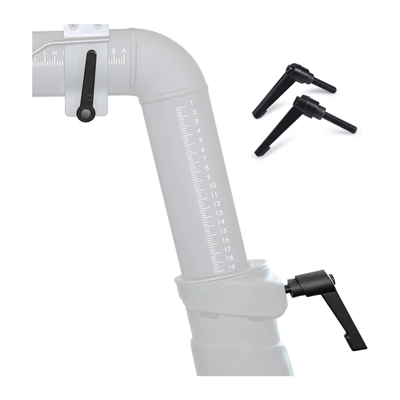 -A90P 2Pack Replacement Seat & Handlebars Slide Adjustment Handles - L Handle For Peloton Bike